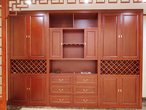 顺德中式家居装修之中式酒柜装修效果图