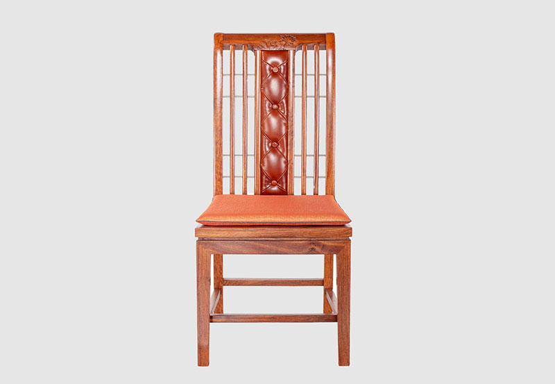 顺德芙蓉榭中式实木餐椅效果图