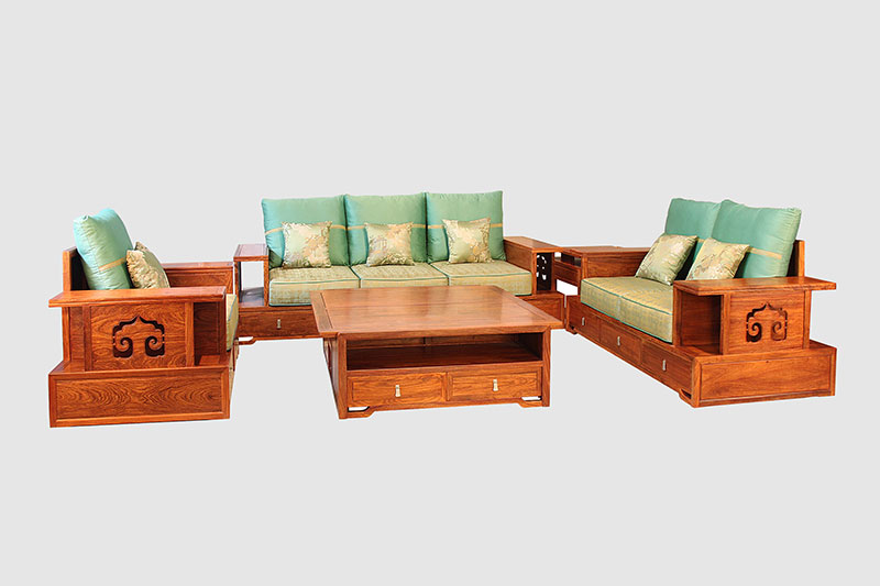 顺德中式实木沙发简直太美了